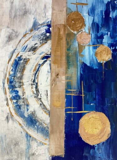 Peinture intitulée "Marina N3." par Natali Altyn, Œuvre d'art originale, Acrylique Monté sur Carton