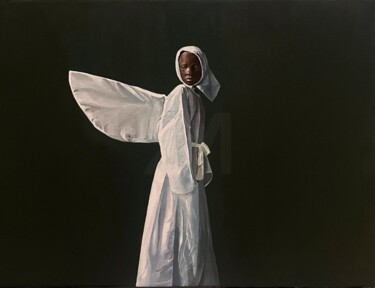 "Veil of Solitude" başlıklı Tablo Renata Katsapina tarafından, Orijinal sanat, Akrilik Ahşap Sedye çerçevesi üzerine monte e…