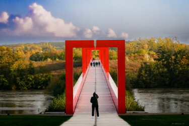 Photographie intitulée "Chemin d'évasion" par Mélina Delbert, Œuvre d'art originale, Photographie numérique