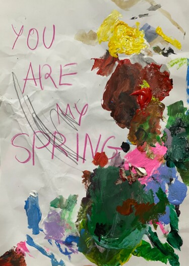 "YOU ARE MY SPRING" başlıklı Resim Nika tarafından, Orijinal sanat, Akrilik
