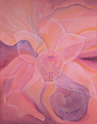 Painting titled "Feminine migration" by Daria Quirêva, Original Artwork, Oil