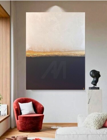 Pittura intitolato "Vulcano N11" da Oscar Bruno Ruiz Amoros, Opera d'arte originale, Acrilico