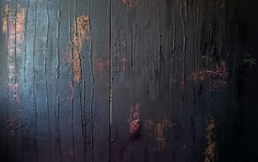 "Installation Double…" başlıklı Tablo Moti tarafından, Orijinal sanat, Pigmentler Ahşap Sedye çerçevesi üzerine monte edilmiş