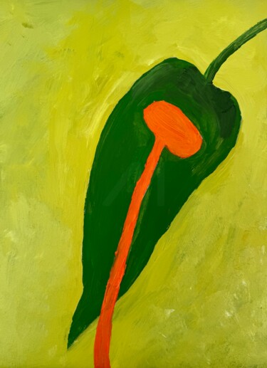 Painting titled "Art painting flower…" by Katy Avery, Original Artwork, Acrylic