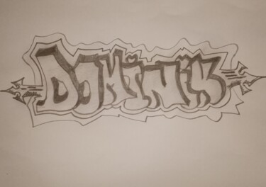 Zeichnungen mit dem Titel "Dominik" von Radoslaw Szuprytowski, Original-Kunstwerk, Bleistift