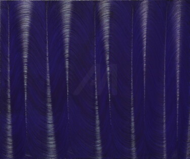 Peinture intitulée "Blue abstract see s…" par Lea Richelieu, Œuvre d'art originale, Huile