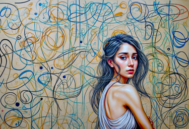 Arts numériques intitulée "conceptual art,  As…" par Jawek Kwakman, Œuvre d'art originale, Travail numérique 2D