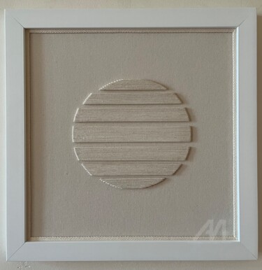 纺织艺术 标题为“ÉTUDE•II” 由Bajka Mourier, 原创艺术品, 布 安装在其他刚性面板上