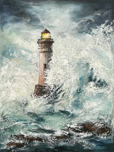 ""Beacon of Resilien…" başlıklı Tablo Elena Jerger tarafından, Orijinal sanat, Akrilik Ahşap Sedye çerçevesi üzerine monte e…