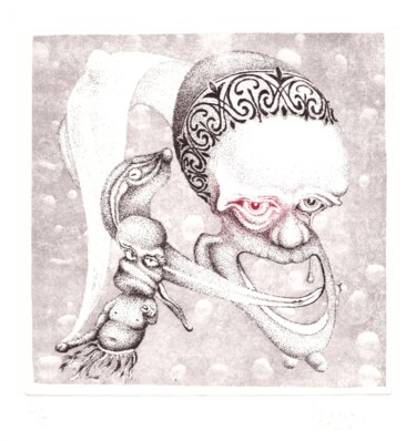 "Transformation" başlıklı Baskıresim Martin Zeiner tarafından, Orijinal sanat, Oyma baskı 