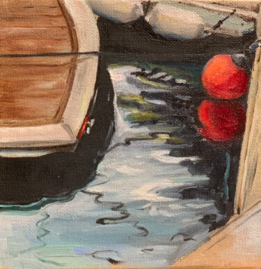 "Reflections on the…" başlıklı Tablo Yulia Malyutina tarafından, Orijinal sanat, Petrol