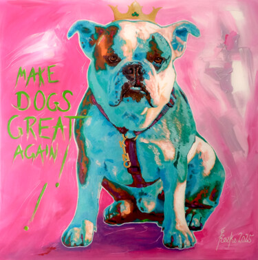 Pintura titulada "Mr. Wilson I" por Pop Art Rebel, Obra de arte original, Acrílico Montado en Bastidor de camilla de madera