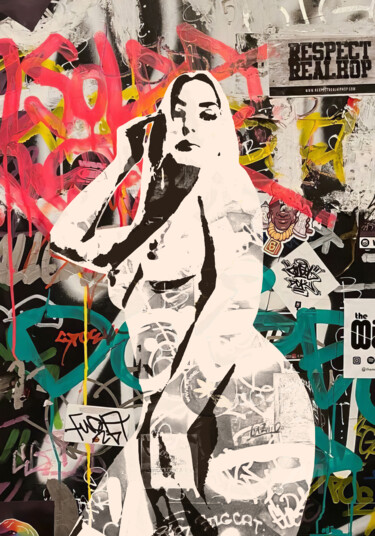 Digitale Kunst mit dem Titel "#GC-01A" von V'Nian Purks, Original-Kunstwerk, Digitale Collage