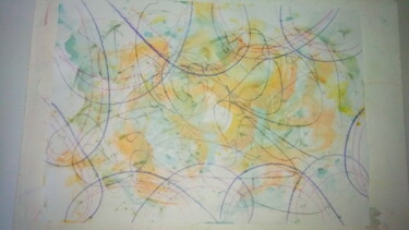 "Light Ripples 01" başlıklı Tablo Guranmu tarafından, Orijinal sanat, Guaş boya