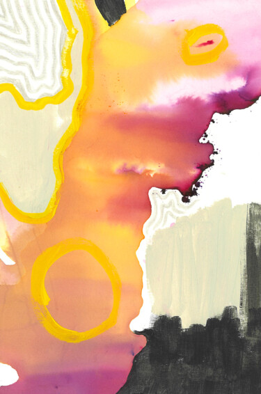 Painting titled "Thoughts of you in…" by Angelique Stephenson, Original Artwork, Acrylic