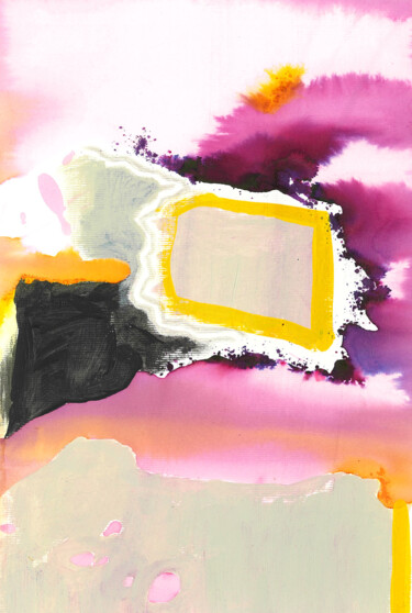 Painting titled "Thoughts of you in…" by Angelique Stephenson, Original Artwork, Acrylic