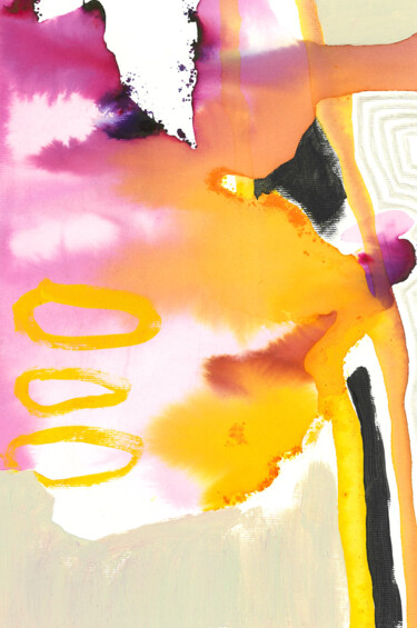 Painting titled "Thoughts of you in…" by Angelique Stephenson, Original Artwork, Acrylic