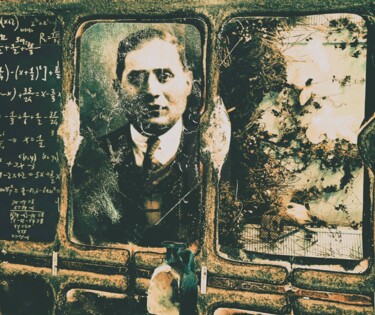 Kolaże zatytułowany „The botanist” autorstwa Thierry Sarra, Oryginalna praca, Kolaże