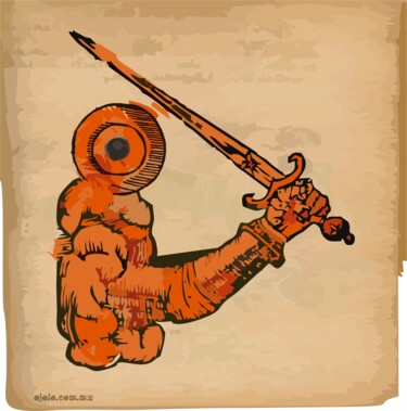 Arte digital titulada "misterio visual 19…" por Ojolo, Obra de arte original, Pintura Digital