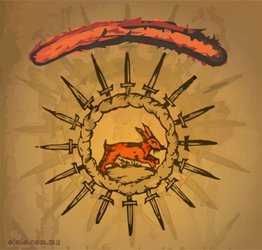 Digital Arts titled "misterio visual 20…" by Ojolo, Original Artwork, Digital Painting