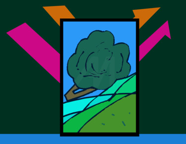 Shapes Behind A Painting