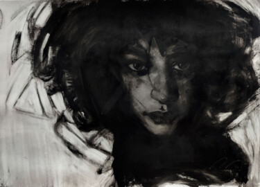 Peinture intitulée "Black and White_4" par Pavel Guliaev, Œuvre d'art originale, Huile