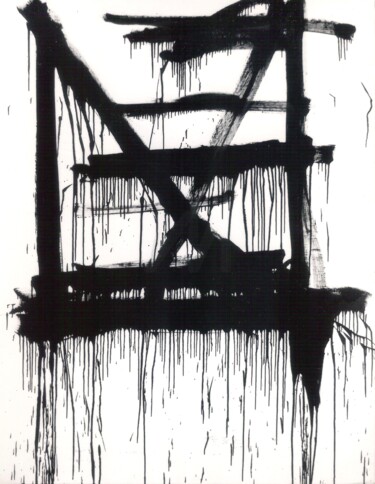 Peinture intitulée "1988. Serie “Violon…" par Lluís Cots, Œuvre d'art originale, Laque Monté sur Châssis en bois