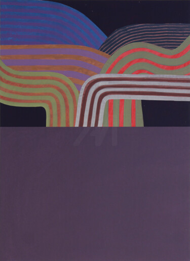 Коллажи под названием "LCVM25-43" - Martin Singer, Подлинное произведение искусства, Акрил