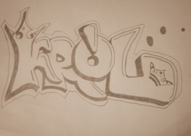 Zeichnungen mit dem Titel "Król" von Radoslaw Szuprytowski, Original-Kunstwerk, Bleistift