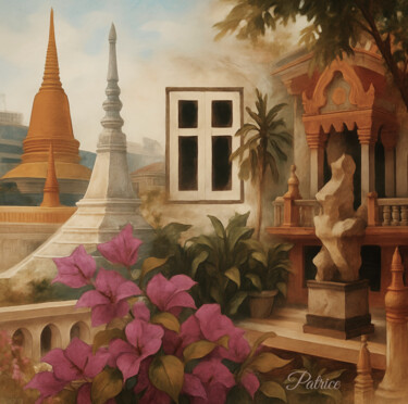 Druckgrafik mit dem Titel "Garden of Devotion…" von Patrick John Bennett (Patrice), Original-Kunstwerk, Digitale Fotografie