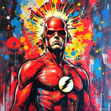 "ABSTRACT-HERO" başlıklı Dijital Sanat Otis Porritt tarafından, Orijinal sanat, 2D Dijital Çalışma