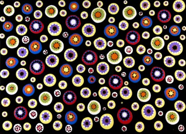 绘画 标题为“Colored Candies - B…” 由Alessandro Butera, 原创艺术品, 丙烯