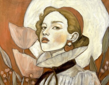 "Messenger of the Da…" başlıklı Tablo Anzhelika Malysheva tarafından, Orijinal sanat, Petrol Diğer sert panel üzerine monte…