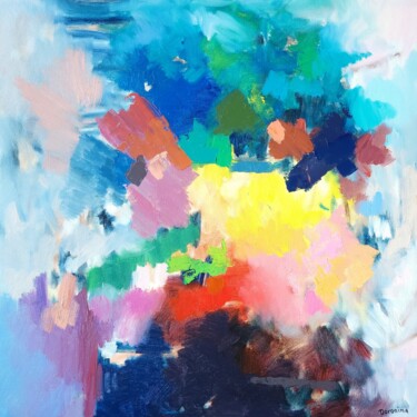 "A Walk in the Mount…" başlıklı Tablo Anna Doronina tarafından, Orijinal sanat, Petrol Ahşap Sedye çerçevesi üzerine monte e…