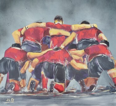 "Rugby 125" başlıklı Tablo Jean-Luc Garcia tarafından, Orijinal sanat, Akrilik