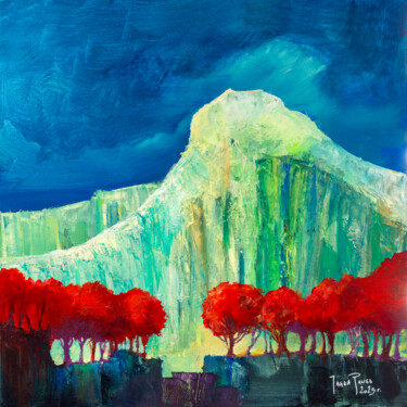 "Pejzaż czerwony" başlıklı Tablo Paweł Jagła tarafından, Orijinal sanat, Akrilik