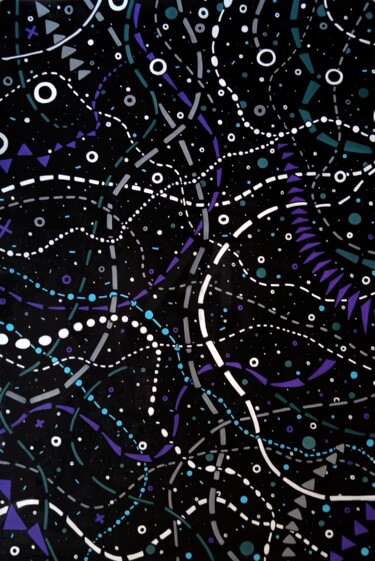 Drawing titled "The scream of the b…" by Riccardo Capparella (Ticco), Original Artwork, Acrylic