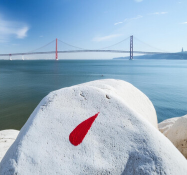 Arte digital titulada "Lisboa meu amor: Se…" por Elia Bárez, Obra de arte original, Imagen generada por IA Montado en Otro p…