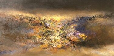 Painting titled "天地气象之二" by Chun Hui Du, Original Artwork, Pigments