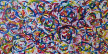 Painting titled "Sorting Thoughts IV" by Anna Doronina, Original Artwork, Acrylic