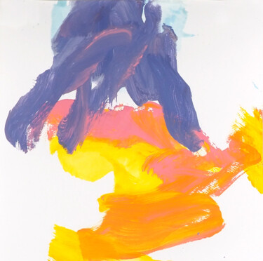 Peinture intitulée "Etendue spontanée -…" par Ln Le Cheviller, Œuvre d'art originale, Acrylique