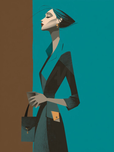 "Chic Simplicity: A…" başlıklı Dijital Sanat Lyubov Popova tarafından, Orijinal sanat, AI tarafından oluşturulan görüntü