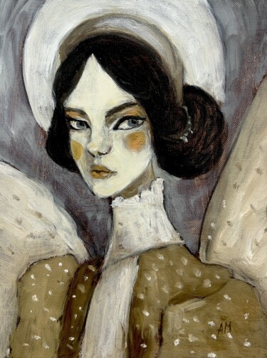 "Mystery in her eyes" başlıklı Tablo Anzhelika Malysheva tarafından, Orijinal sanat, Petrol Diğer sert panel üzerine monte e…