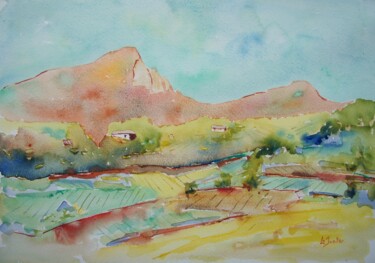 Le Pic Saint-Loup  vers Saint-Mathieu de Tréviers