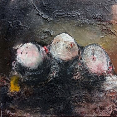 Malerei mit dem Titel "C'était une belle j…" von Denis Blondel, Original-Kunstwerk, Öl Auf Keilrahmen aus Holz montiert