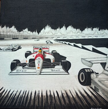 "Magic Senna" başlıklı Tablo Antonella Preti tarafından, Orijinal sanat, Akrilik Ahşap Sedye çerçevesi üzerine monte edilmiş