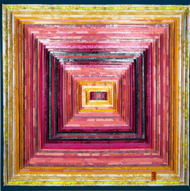 Sculptuur getiteld "Eyecandy no:9-Au Re…" door Uday Mastenbroek, Origineel Kunstwerk, Papier