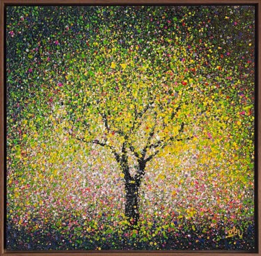Peinture intitulée "Luminous Spring - f…" par Nadiia Antoniuk, Œuvre d'art originale, Acrylique Monté sur Châssis en bois