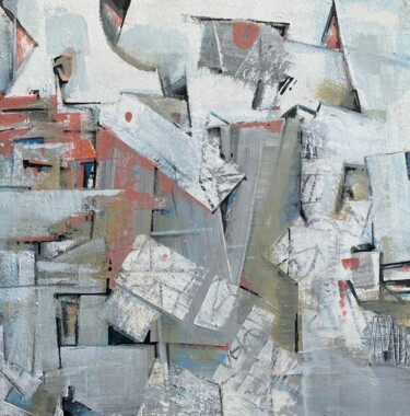 Schilderij getiteld "Again" door Ershad Raftari, Origineel Kunstwerk, Acryl