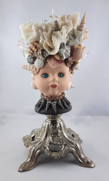 Sculpture titled "Baby Shells   (3D)" by Guy-Philippe Bruhammer, Original Artwork, Collages